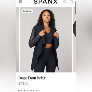 Spanx Drape Front Jacket